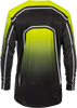 Youth Rayce Bicycle Jersey Lime/Black/White Yxl