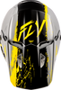 Youth Kinetic Drip Helmet Grey/Black/Yellow Yl