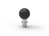 1" Ball W/M10x1.5 Pitch Male Thread