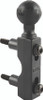 Motorcycle Brake/Clutch Reservoir Base W/1" Ball