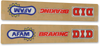 FACTORY EFFEX Swingarm Graphic - AFAM Braking DID 06-42012