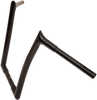 FAT BAGGERS INC. 1-1/4" EZ Install Pointed Top Handlebar - 14" - Black 907014-B