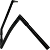 FAT BAGGERS INC. 1-1/4" EZ Install Flat Top Handlebar Kit - 16" - Black 719916-B