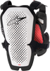 A 1 Chest Protector White/Black/Red Md/Lg