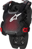 A 1 Chest Protector Anthracite/Black/Red  Xl/2x