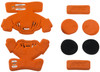 K1 Knee Brace Pad Set Orange Ym (Left)