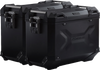 SW-MOTECH TRAX ADV Aluminum Case System - Black - Ducati Multistrada V4 '21-'24 KFT.22.822.70300/B