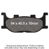 EBC 06-08 Yamaha CP 250 Morphus Front Left FA-SFA-X Brake Pads