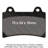 EBC 92-93 Yamaha TDM 850 Front Left/Right Semi-Sintered Vee Brake Pads