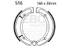 EBC 96-98 Yamaha YFM 350 Big Bear Front Left Sintered HH Brake Pads