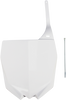 UFO Restyled Number Plate - White - Yamaha - YZ YA04832#046