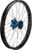 MOOSE OFFROAD Wheel Assembly - SX-1 - Complete - Front - Black Wheel/Blue Hub - 21x1.6 - Yamaha WR/YZ YFN-16021-BKBU