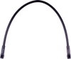 MAGNUM SHIELDING Universal XR Brake Line - 17" - Black w/ Black Fittings SBB0500-17