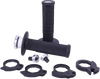 Micro X Lock On Grips Half Waffle Black/Silver