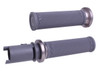 Lock On Ruffian Grips Graphite/Gun Metal Cvo `23 24