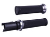 Lock On Ruffian Grips Black/Silver Cvo `23 24