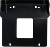 Open Trail 459-6240 UTV front lower snow plow mount bracket black powder coated grade 50 steel plate with tapered pin tabs for Yamaha Wolverine RMAX 1000