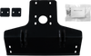 Open Trail 459-5620 UTV front lower snow plow mount bracket black powder coated grade 50 steel plate with tapered pin tabs for Polaris General 1000 and RZR S 900