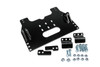 KFI Products 105880 UTV front lower plow mount bracket black powder coated grade 50 steel plate for Can-Am Maverick 1000R