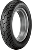 Dunlop D404 rear tire shown at a three-quarter angle