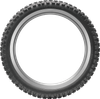 Dunlop D605 front tire, side view