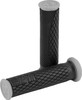 ProTaper Dual Density Full Diamond ATV Grips - Black/Gray