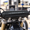 ProTaper Fuzion Stealth bar pad installed on a motocross motorcycle handlebar