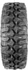 A high-resolution studio product photograph of a QuadBoss QBT889 UTV tire in size 30x10R14, set against a clean white background. Displayed at a front-three-quarter angle, the heavy-duty radial all-terrain UTV tire features an aggressive, non-directional tread design with deep, wrapped shoulder lugs that provide exceptional grip on rocks, hardpack, and rugged trail surfaces. Constructed with a durable 8-ply rated radial carcass, the black rubber casing displays crisp embossed sidewall text including "QUADBOSS", "QBT889", and "30x10R14".