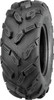 A high-resolution studio product photograph of a QuadBoss QBT671 Mud ATV/UTV tire in size 26x9-12, set against a clean white background. Displayed at a front-three-quarter angle, the heavy-duty front mud tire features an aggressive directional V-tread pattern with deep, siped lugs designed for maximum mud cleanout, enhanced traction in loose terrain, and solid side-bite in deep ruts. Constructed with a tough 6-ply rated carcass, the durable black rubber casing displays crisp embossed sidewall text including "QUADBOSS", "QBT671", and "26x9-12".