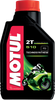 A high-resolution studio product photograph of a 1-liter bottle of Motul 510 2T Technosynthese engine oil, set against a clean white background. Standing upright at a front-facing angle, the sleek black plastic container features side grip contours and a red twist-off cap. The distinct front label displays a dark panel featuring a motorcycle silhouette graphic alongside the vertical white "MOTUL" logo set on a bold red banner, paired with bright green and white "510", "TECHNOSYNTHESE®", "2T MOTOR OIL", and "ANTI-SMOKE" callouts.