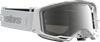 ALPINESTARS GOGGLES Vision 8 Goggle - Amber - White/Silver - Silver Mirror Lens 5101427-2096