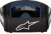 ALPINESTARS GOGGLES Vision 3 Goggle - Wordmark - Black - Silver Mirror Lens 5103225-1456