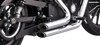 Vance & Hines Shortshots Staggered 2-into-2 exhaust system 17329 in Chrome, view 2