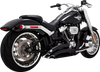 Vance & Hines Big Radius 2-into-2 exhaust system 46375 in Black