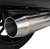 VANCE & HINES 2-into-1 Gaslighter Exhaust System without Heat Shields - M8 Touring - Brushed 27347