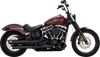 Vance & Hines Twin Slash 3 in. slip-on mufflers 46376 in Black, view 2