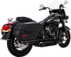 Vance & Hines Twin Slash 3 in. slip-on mufflers 46379 in Black