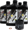 KLOTZ OIL Oil Change Kit - Kawasaki - 10W-40 KU-109