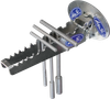 MOTION PRO Wall Bracket for T-Handle Rack 08-0435