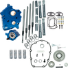 S&S Cycle Cam Chest - Oil Cooled - Gear Drive - Chrome Pushrod Tubes - M8 - Engine Rebuild Kits