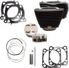 S&S CYCLE Cylinder Kit - 131" Stroker Cylinder - Wrinkle Black w/o Highlights - M8 910-0763A