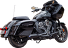 S&S CYCLE 2-into-1 Qualifier Exhaust System - 50-State - Black - Stainless Steel 550-1085