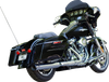 S&S CYCLE 2-into-1 Swindler Exhaust Conversion Kit - 4" - Chrome - M8 Touring 550-1140