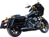 S&S CYCLE 2-into-1 Qualifier Exhaust System - 50-State - Black 550-1110