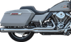 S&S CYCLE 2-into-1 GNX Exhaust System - Race Only - Chrome - Touring 550-1168