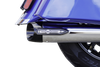 S&S CYCLE 4" Broadhead Slip-On Mufflers - Slash Cut - Chrome 550-1076
