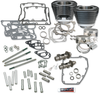 S&S CYCLE 106" Hot Set Up® Kit - 3.967" Bore - Wrinkle Black - Twin Cam 900-0354