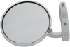 CRG Mirror - Hindsight/Bar End - Side View - Round - Chrome - Left - Each HS-201-L