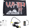 WHIPITLIGHTRODS 3' Light Rod Whip - Chase - Black SB-CHSBTR-131