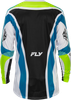 Youth Lite Le Current Jersey White/Lime/Blue Yxl